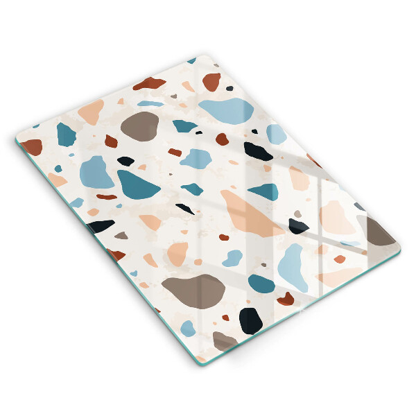 Skleněná krájecí deska Dekorativní kamenina