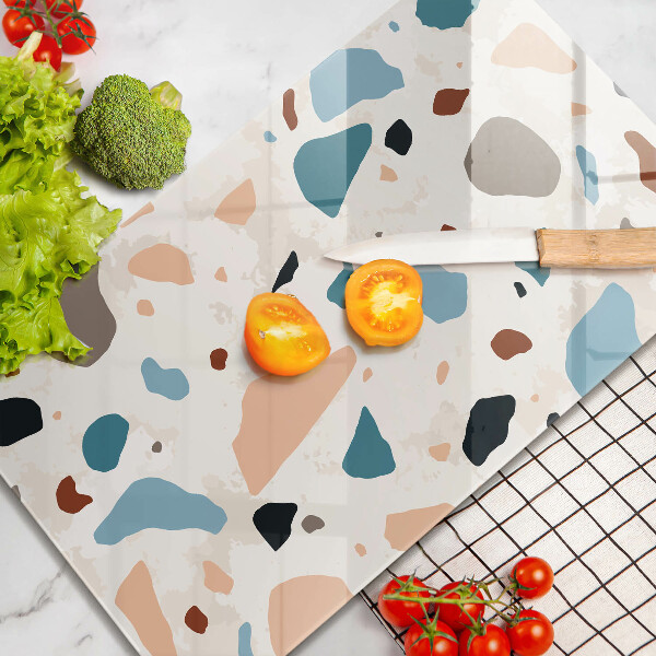 Skleněná krájecí deska Dekorativní kamenina