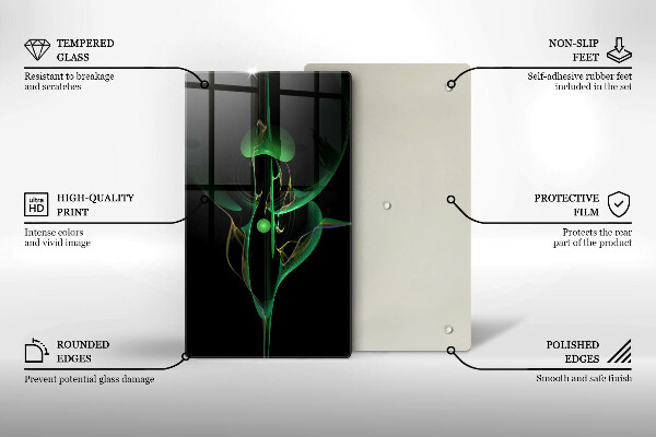 Skleněná deska do kuchyně Moderní abstrakce