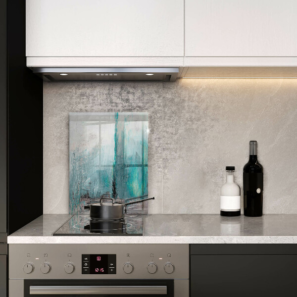 Skleněná deska do kuchyně Malování abstrakce pozadí