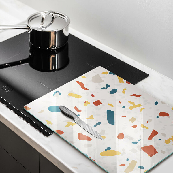 Skleněná krájecí deska Dekorativní kamenina