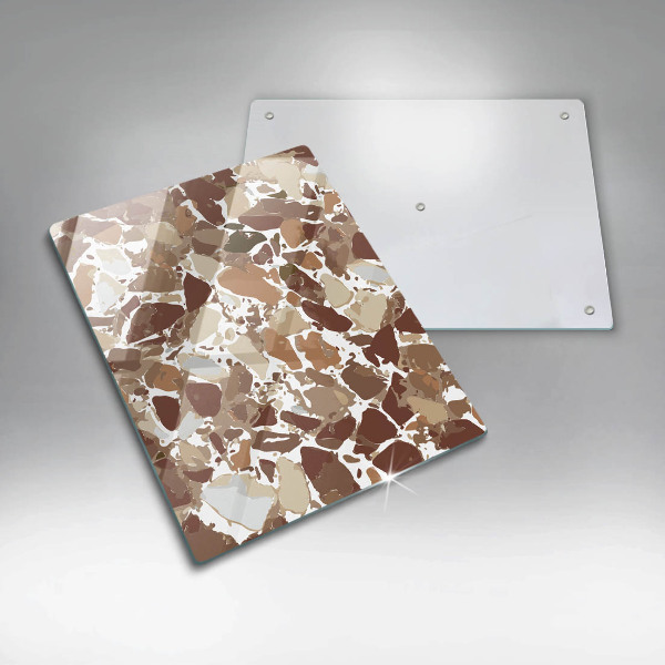 Skleněná krájecí deska Kamenné dekorativní skvrny