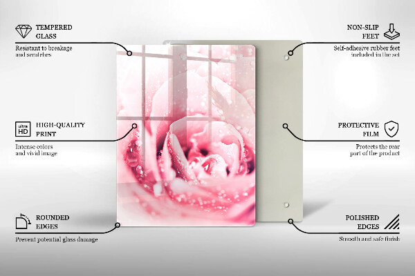 Skleněná krájecí deska Kamenné dekorativní skvrny