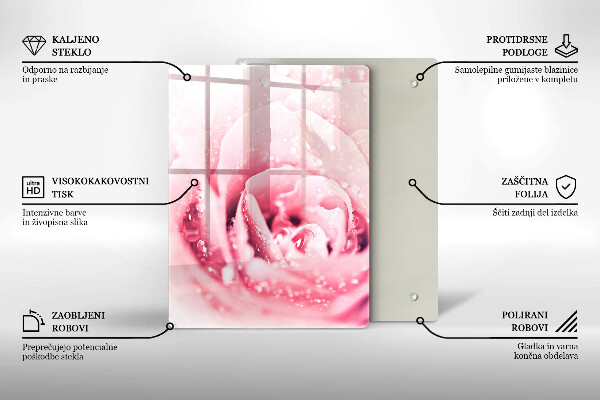 Skleněná krájecí deska Kamenné dekorativní skvrny