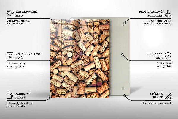 Skleněná deska do kuchyně Lžíce s kořením
