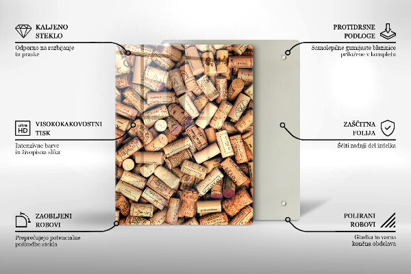 Skleněná deska do kuchyně Lžíce s kořením
