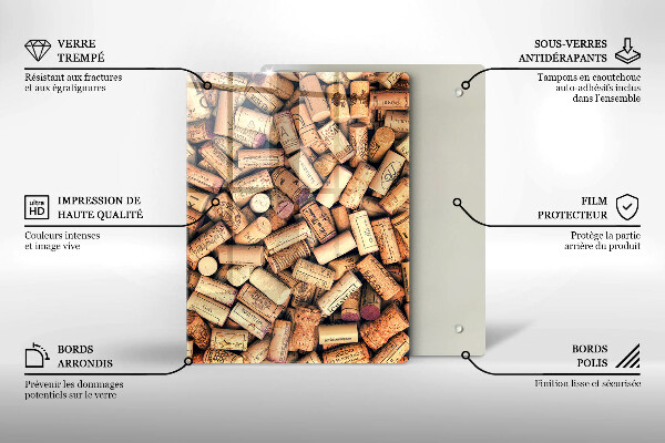 Skleněná deska do kuchyně Lžíce s kořením