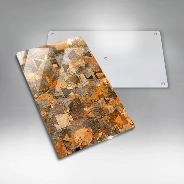 Skleněná deska do kuchyně Vzor bezešvé geometrických obrazců