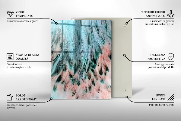 Skleněná deska do kuchyně Kouřová abstrakce