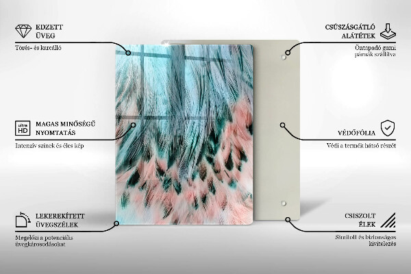 Skleněná deska do kuchyně Kouřová abstrakce