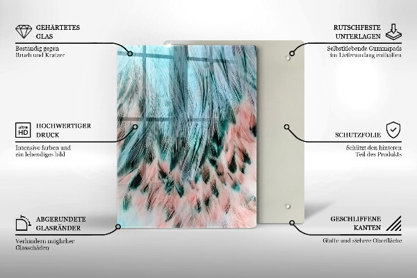 Skleněná deska do kuchyně Kouřová abstrakce