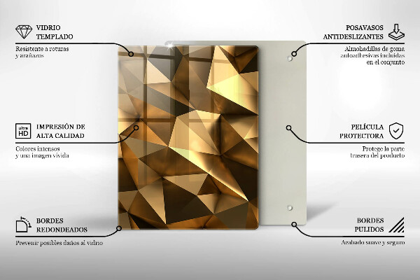 Skleněná deska do kuchyně Avokádový vzor