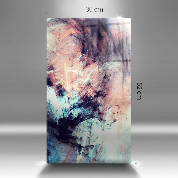 Skleněná deska do kuchyně Malovaná abstrakce