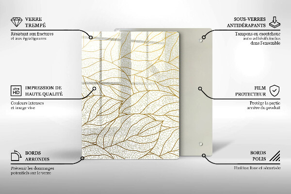 Skleněná deska do kuchyně Abstraktní 3d geometrie