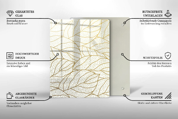 Skleněná deska do kuchyně Abstraktní 3d geometrie
