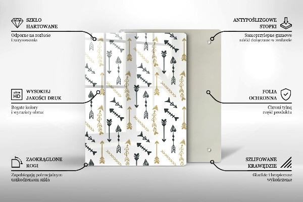 Skleněná deska do kuchyně Barevné kruhy