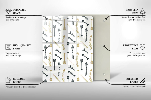Skleněná deska do kuchyně Barevné kruhy