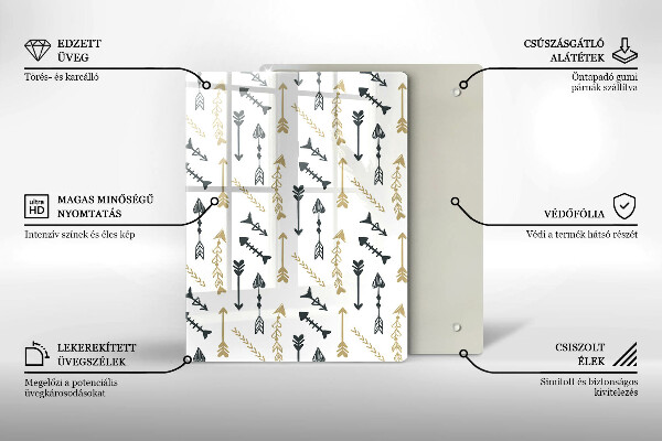 Skleněná deska do kuchyně Barevné kruhy