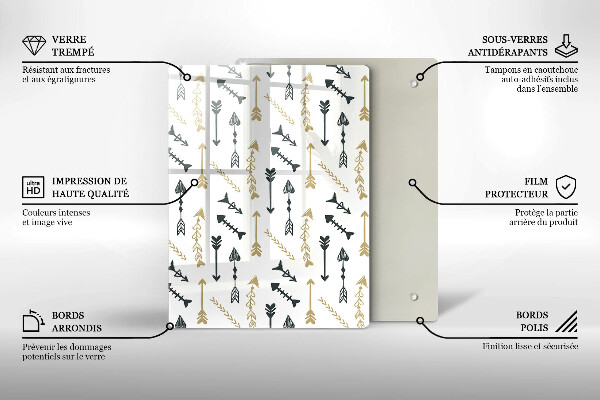 Skleněná deska do kuchyně Barevné kruhy