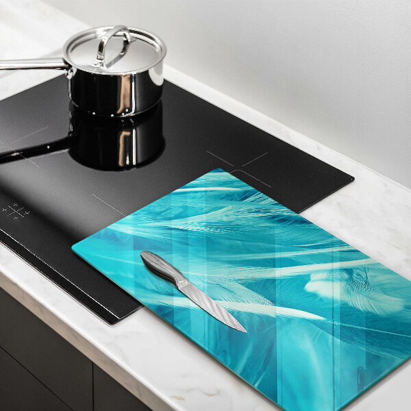 Skleněná deska do kuchyně Jemné peří