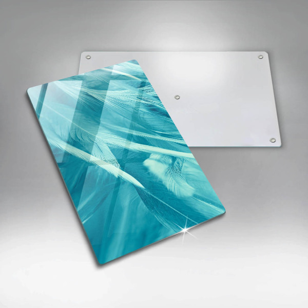 Skleněná deska do kuchyně Jemné peří