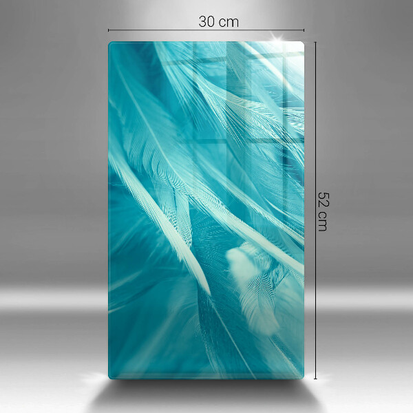 Skleněná deska do kuchyně Jemné peří