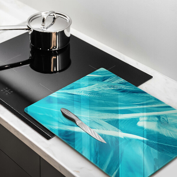 Skleněná deska do kuchyně Jemné peří