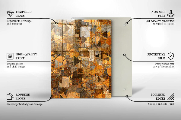 Skleněná deska do kuchyně Kapky vody