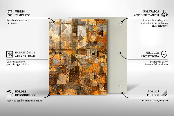 Skleněná deska do kuchyně Kapky vody