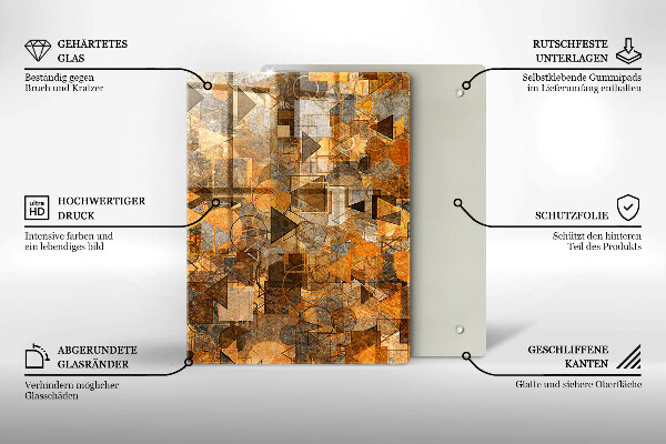 Skleněná deska do kuchyně Kapky vody