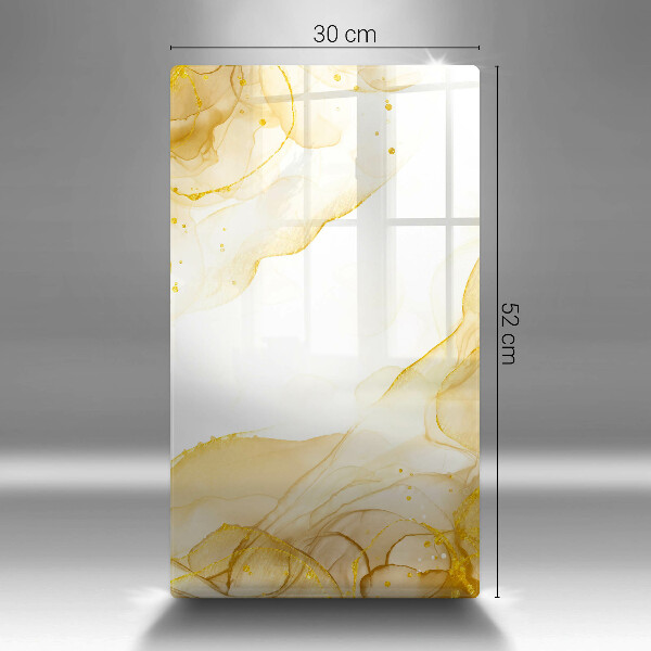Skleněná deska do kuchyně Zlatá abstrakce