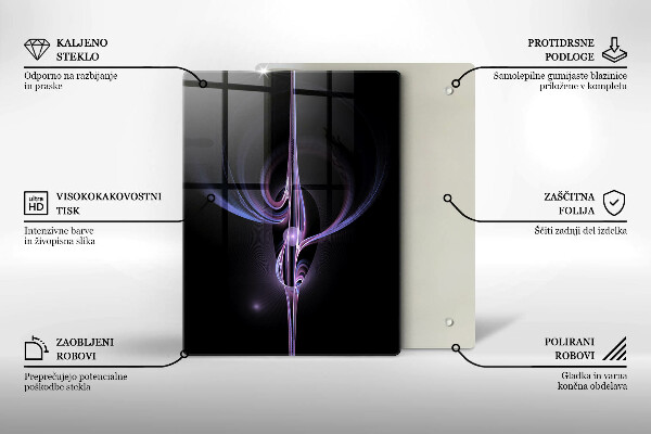 Skleněná deska do kuchyně Moderní abstrakce