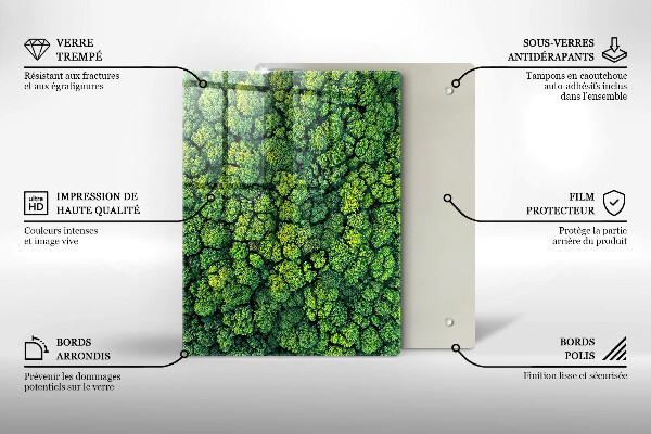 Skleněná krájecí deska Krásné květiny