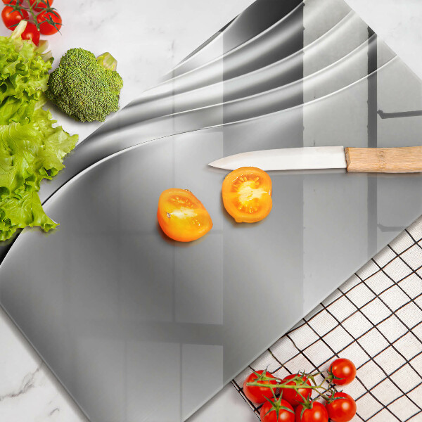 Skleněná krájecí deska Kovová konstrukce