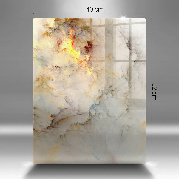 Skleněná krájecí deska Textura mramoru se zlatem