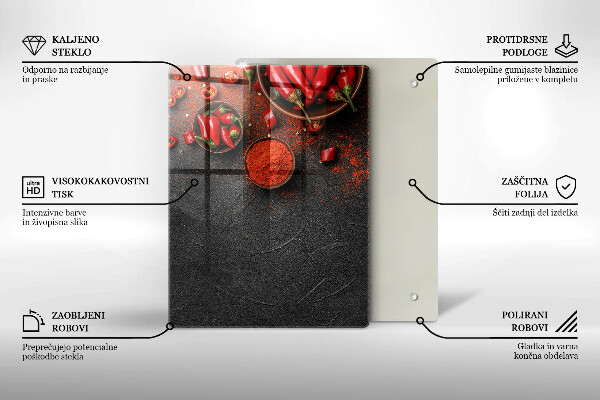 Skleněná krájecí deska Textura mramoru se zlatem