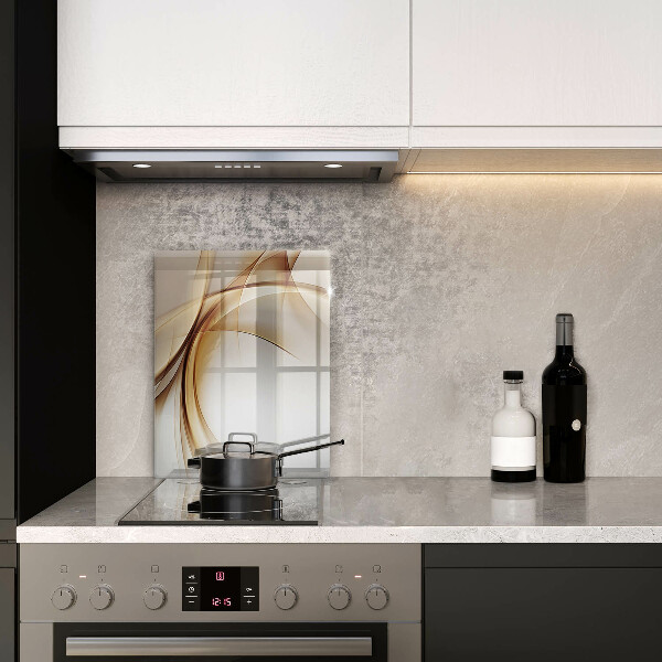 Skleněná deska do kuchyně Abstraktní tvary