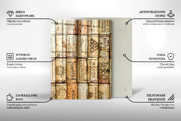 Skleněná deska do kuchyně Měkké linie abstrakce