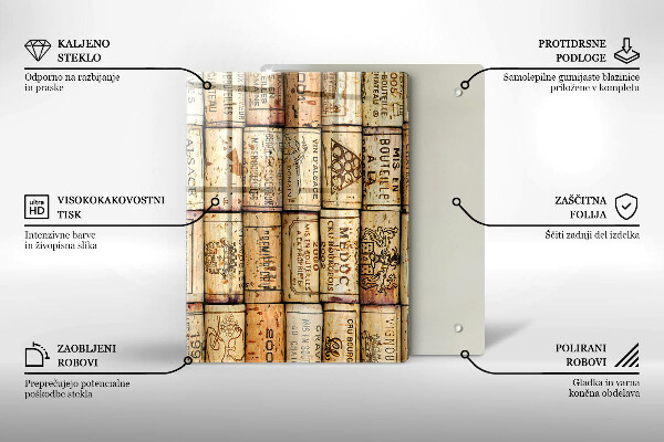 Skleněná deska do kuchyně Měkké linie abstrakce