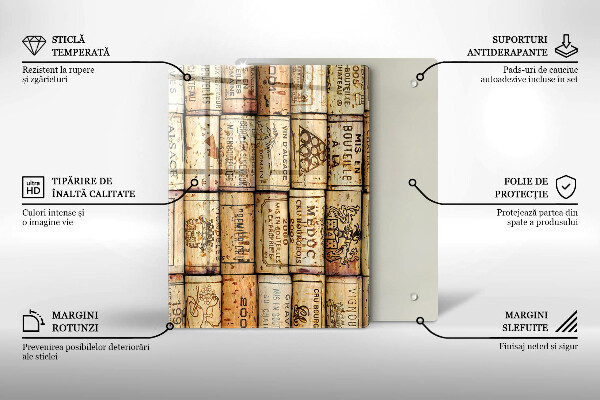 Skleněná deska do kuchyně Měkké linie abstrakce