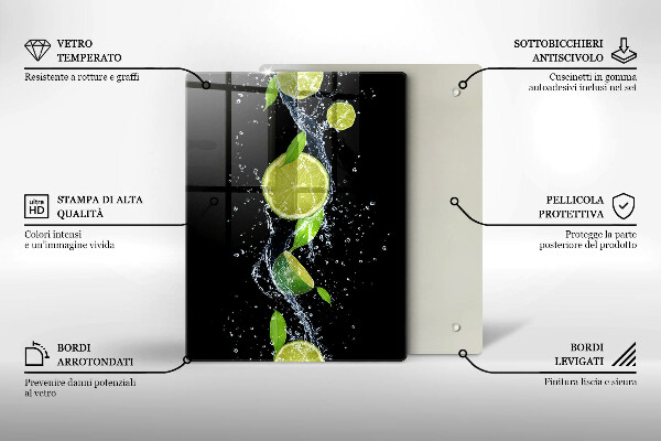 Skleněná deska do kuchyně Boho ptačí peří