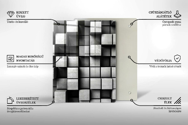 Skleněná deska do kuchyně Betonová textura pozadí