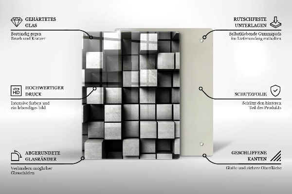 Skleněná deska do kuchyně Betonová textura pozadí