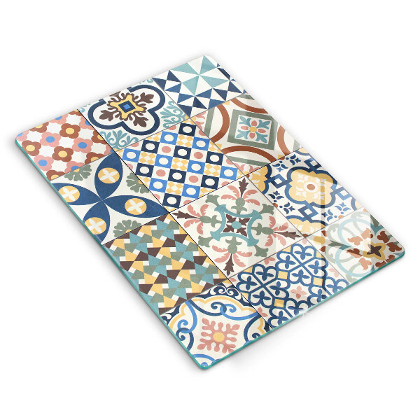 Skleněná deska do kuchyně Dekorativní dlaždice