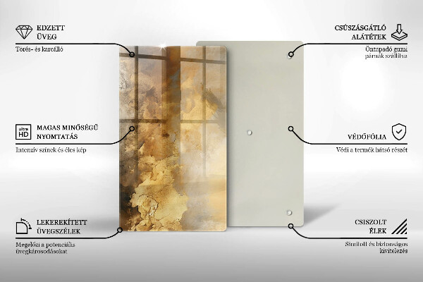 Skleněná krájecí deska Bohatá textura