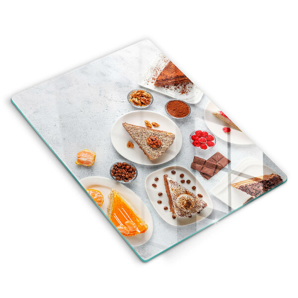 Skleněná krájecí deska Sladkost dortu