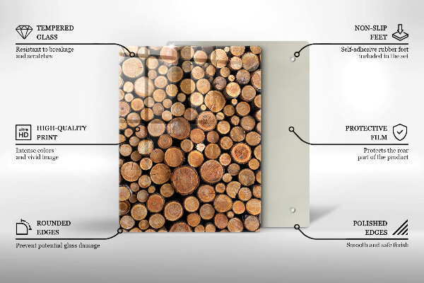 Skleněná krájecí deska Sladkost dortu