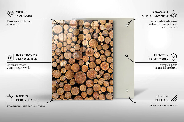 Skleněná krájecí deska Sladkost dortu