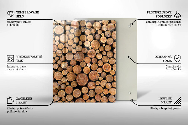 Skleněná krájecí deska Sladkost dortu