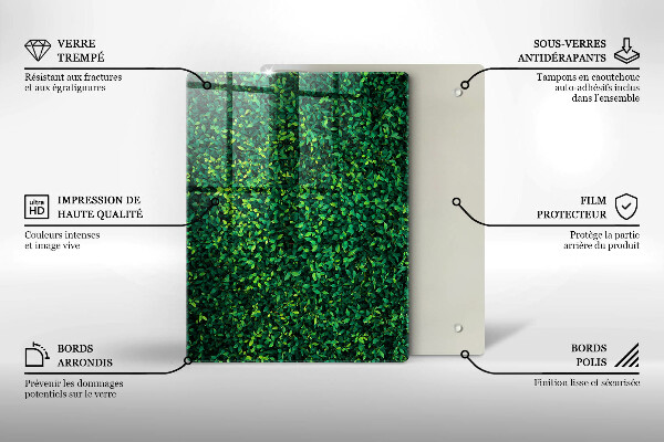 Skleněná krájecí deska Kávová zrna